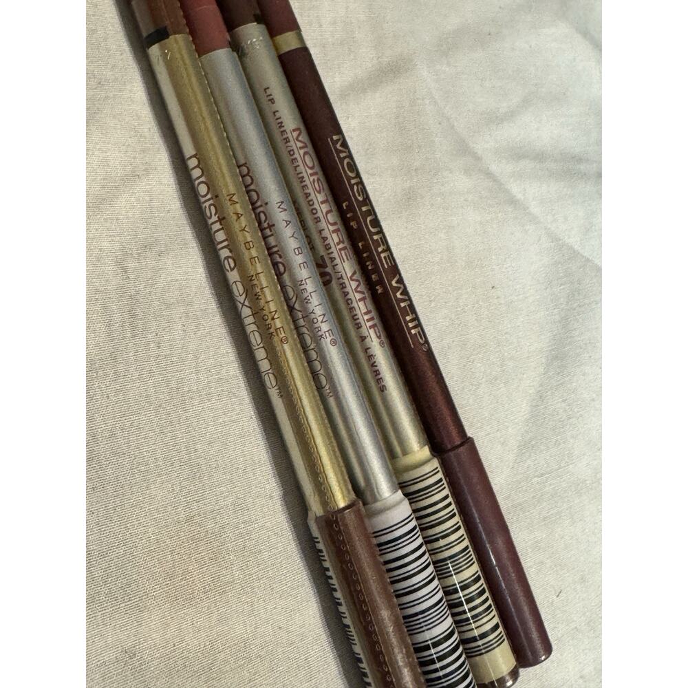 Revlon Moisture Whip & Extreme Lip Liner 50 Raisins‎ X 2, 30 Mauve 70 Merlot New